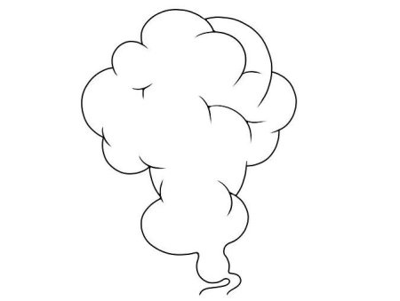 Дым раскраска для детей