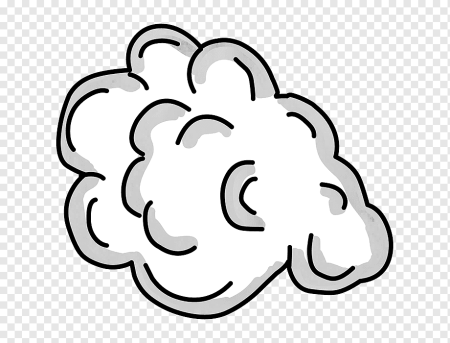 Мультяшное облако дыма