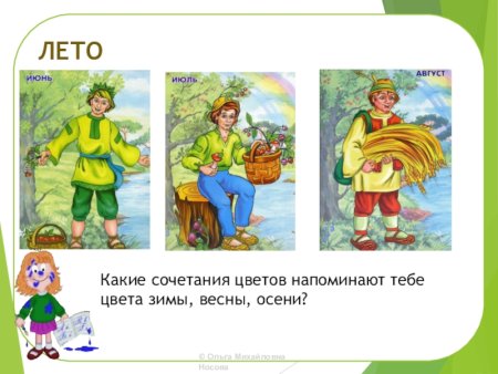 Рисунок июль месяц