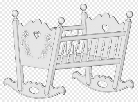 Колыбелька на прозрачном фоне