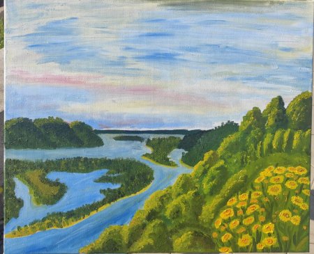 Самарская лука рисунки детей