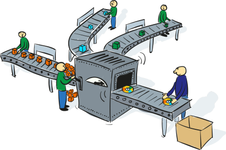 Завод иллюстрация