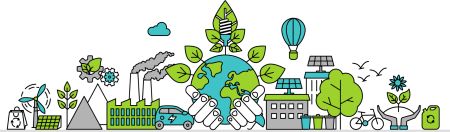 Завод на белом фоне