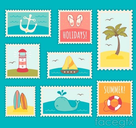 Новогодние марки для детей