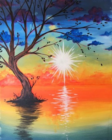 Рисунки гуашью