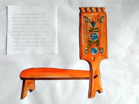 Рисование прялки