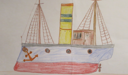 Житков на льдине