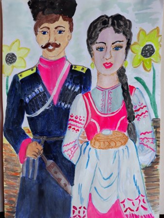 Казак рисунок