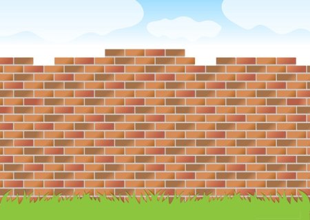 Нарисованный кирпич