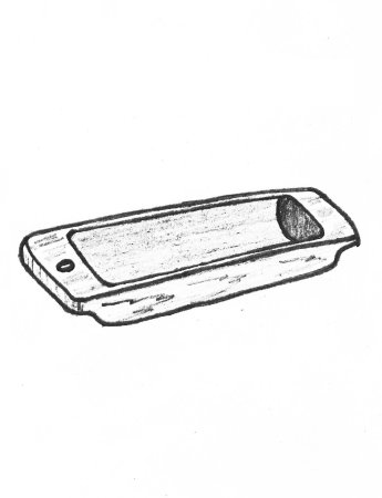 Корыто раскраска для детей