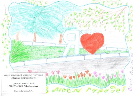 Конкурс детского рисунка Весна в Моем городе