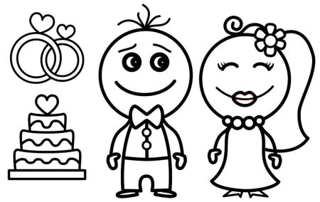 Жених рисунок