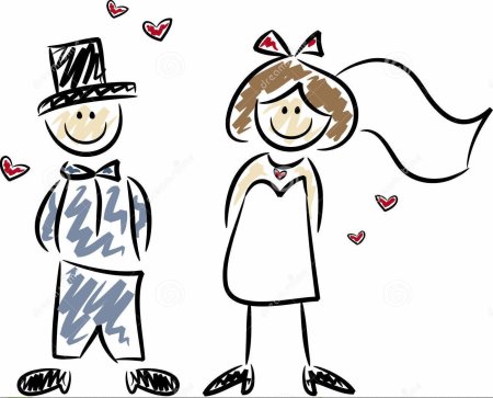 Жених рисунок отдельно