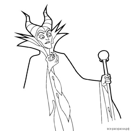 Фея Карабос для срисовки