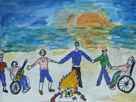 Рисунок на тему Милосердие