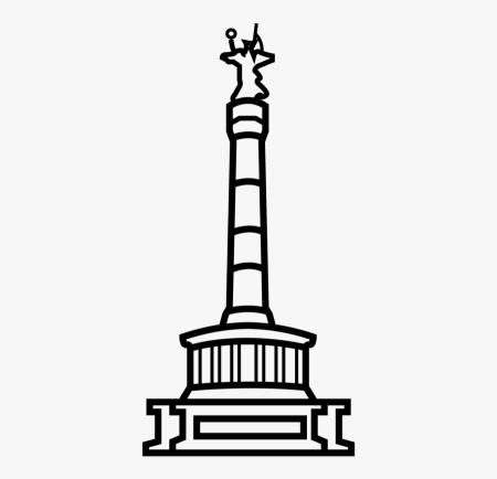 Ростральные колонны Санкт-Петербург вектор