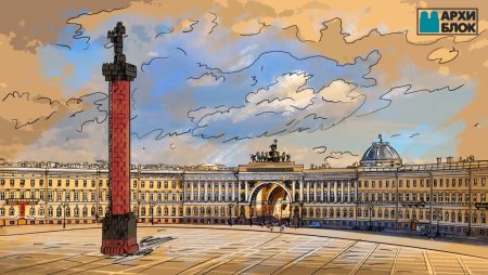 Достопримечательности Санкт-Петербурга Александровская колонна