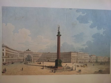 Дворцовая площадь в Санкт-Петербурге карандашом
