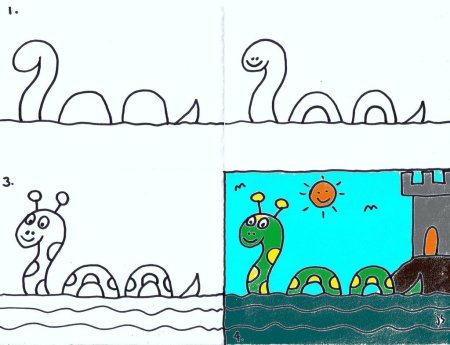 Nessie рисунок