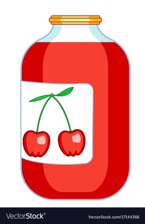 Фрукты в банке рисование