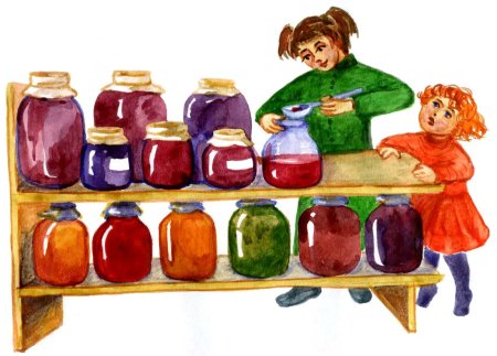 Яблочный сок мультяшный