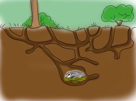 Под землей иллюстрация