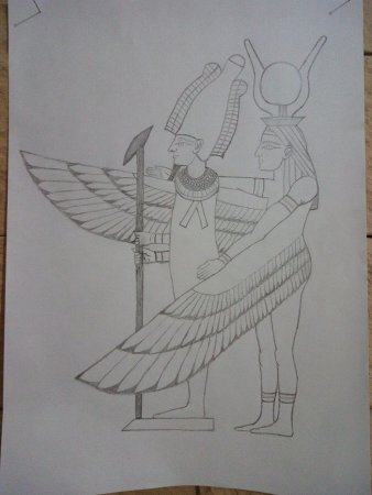 Исида рисунок