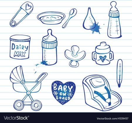 Иллюстрация принадлежности для младенца