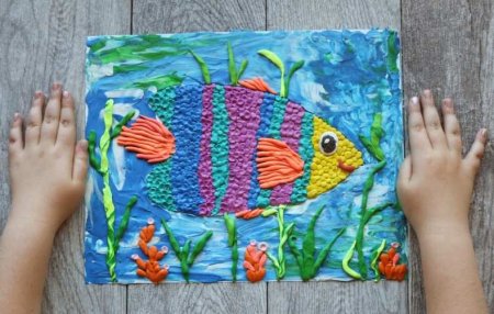 Пластилинография для детей