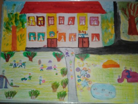 Рисование мой детский садик