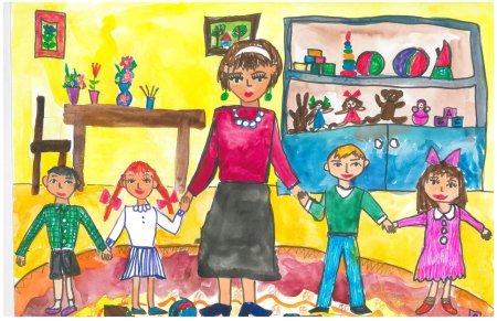 Детский сад рисунок