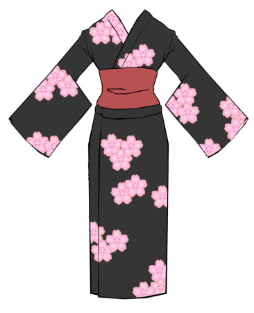 Кимоно эскиз