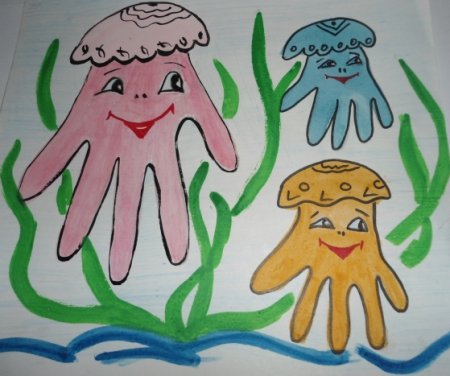 Рисуем по ладошке с детьми