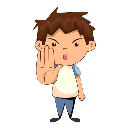 Мальчик говорит нет