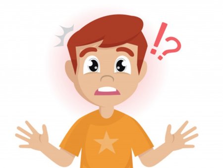 Человечек удивляется