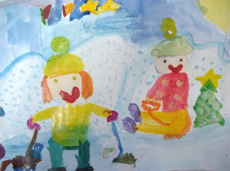 Детское сюжетное рисование