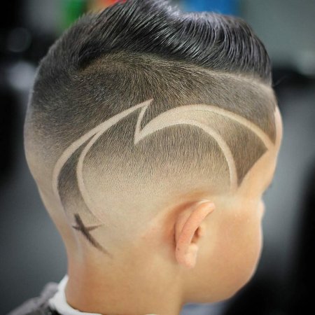 Стрижки для мальчиков с рисунком