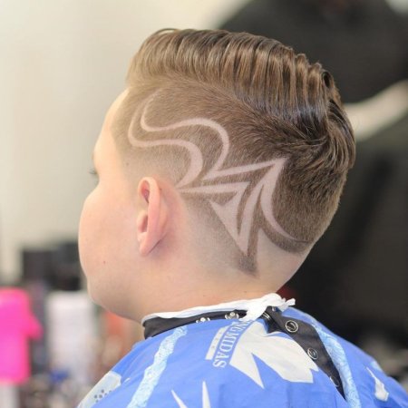 Стрижки для мальчиков с рисунком