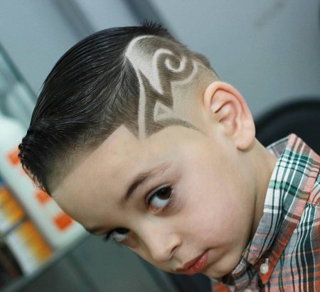 Стрижки для мальчиков с узорами