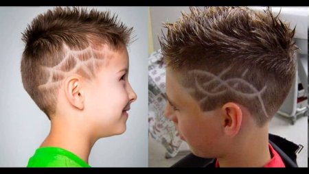 Детские стрижки с паутиной