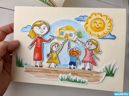 Рисование на тему детский сад