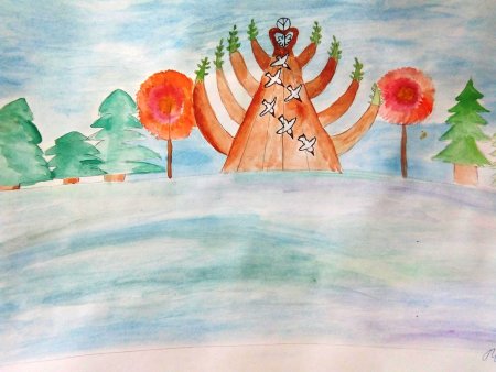 Рисунок на тему Якутия