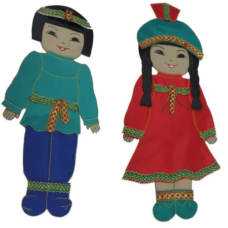 Бумажные куклы Якутская