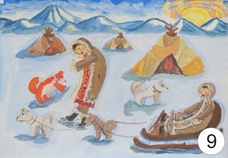 Якутия детские иллюстрации