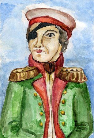 Кутузов Михаил Илларионович карандашом