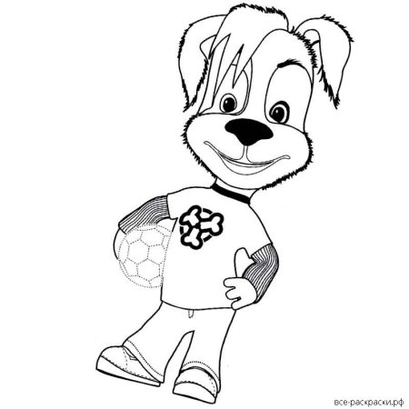 Тимоша из Барбоскиных раскраска