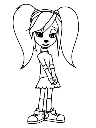 Раскраска Барбоскины роза