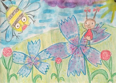 Рисунки на тему сказочка про козявочку