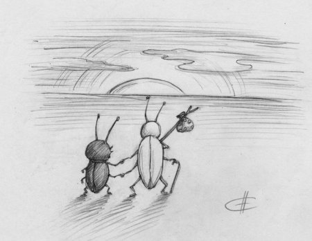 Сказочка про козявочку иллюстрации