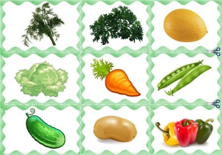 Лото игра фрукты и ягоды